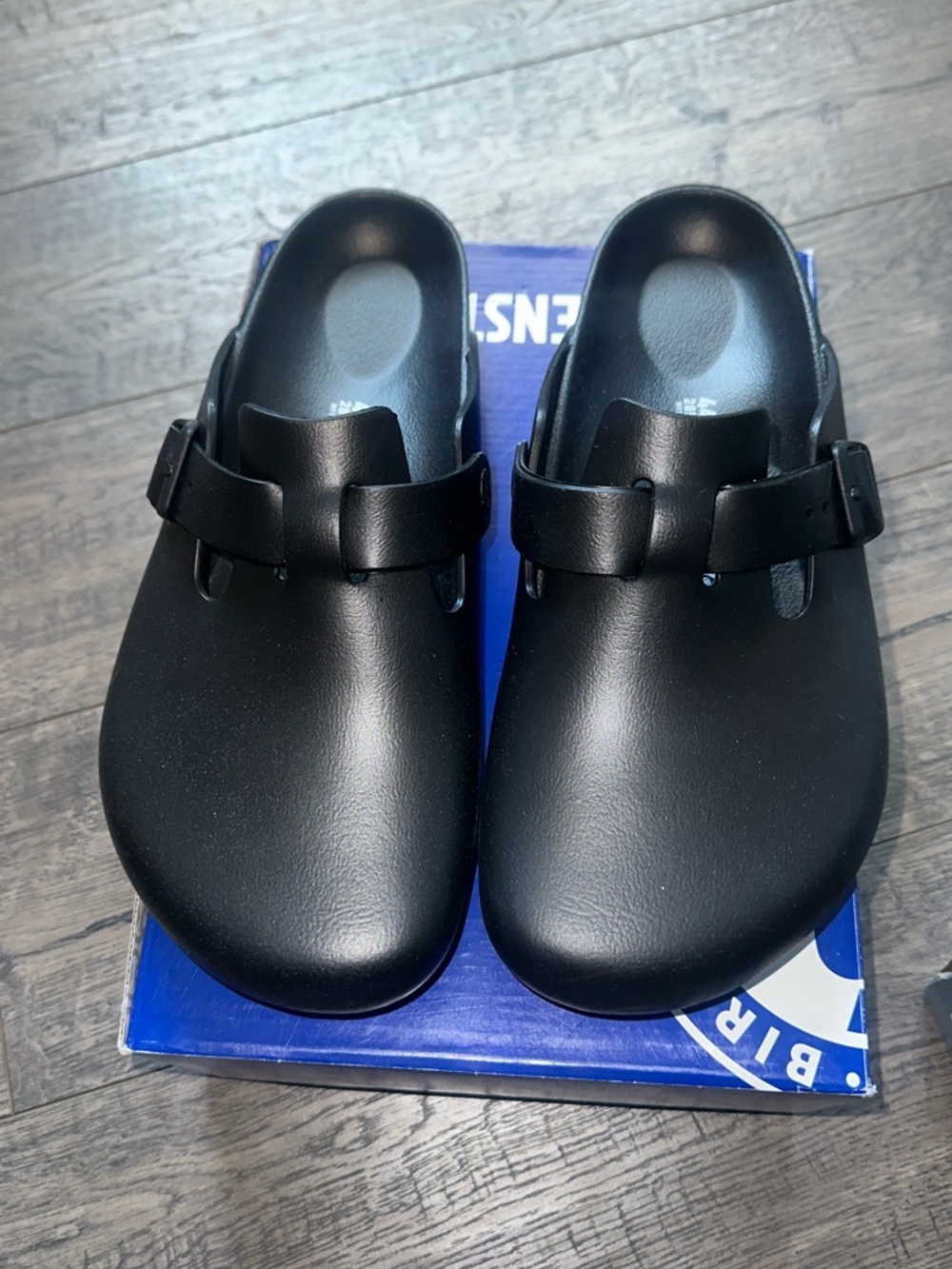 Birkenstock Mens Boston EVA Clogs - Black - Picture 3 of 4